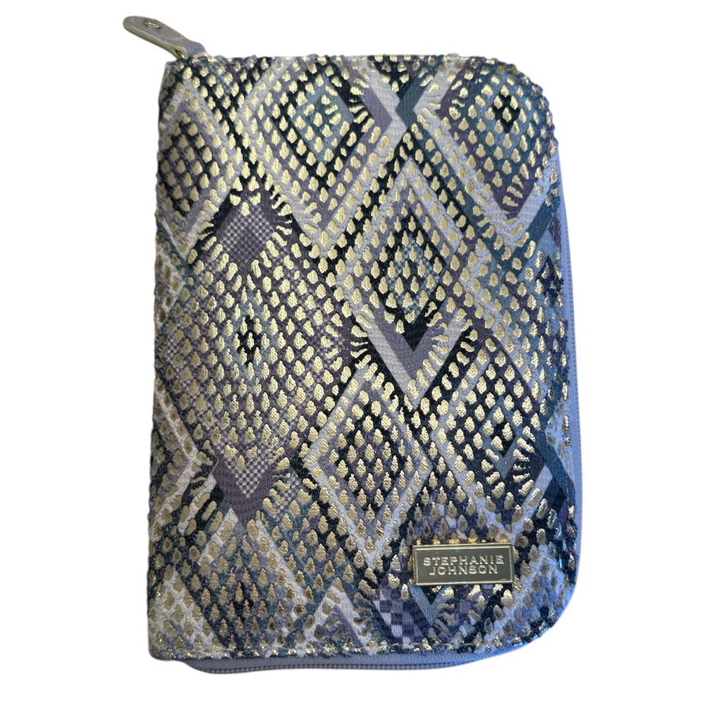 Stephanie Johnson Diamond Crochet Gold Jewelry Holder Keeper Travel